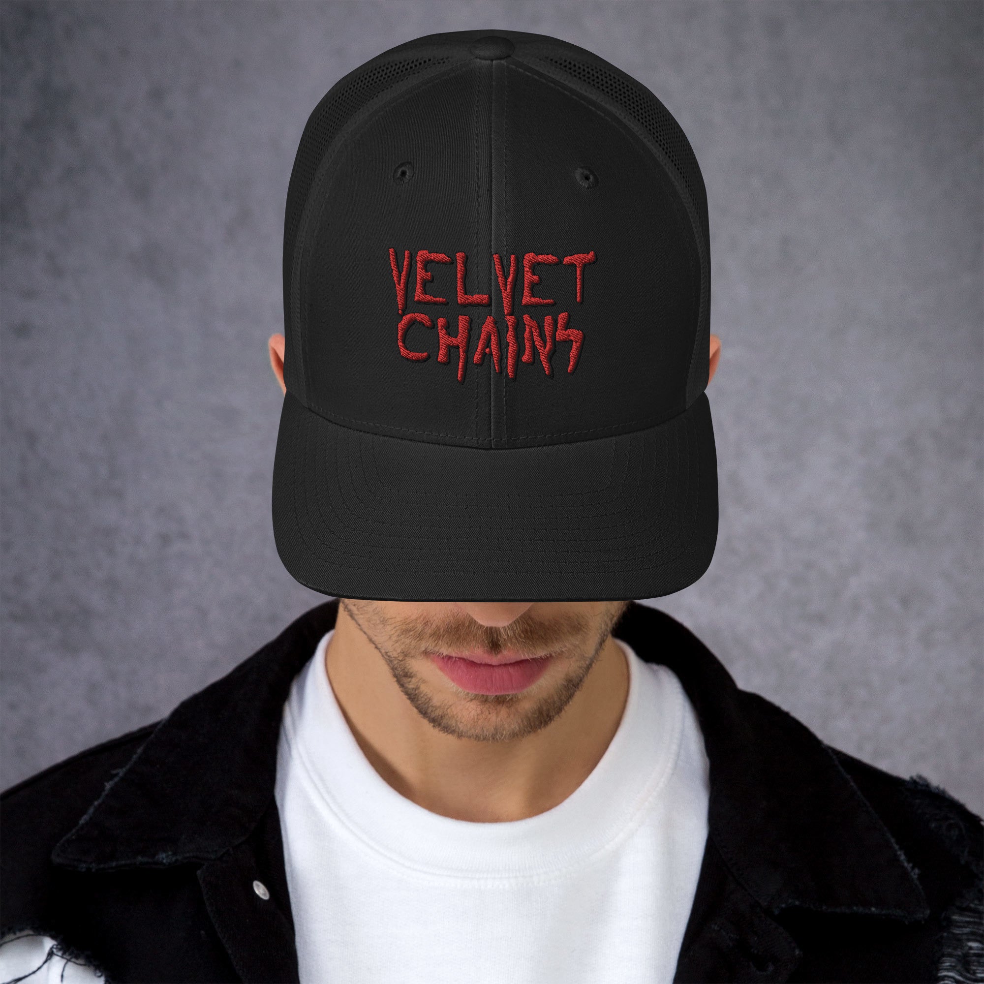 Velvet Chains Logo Trucker Cap