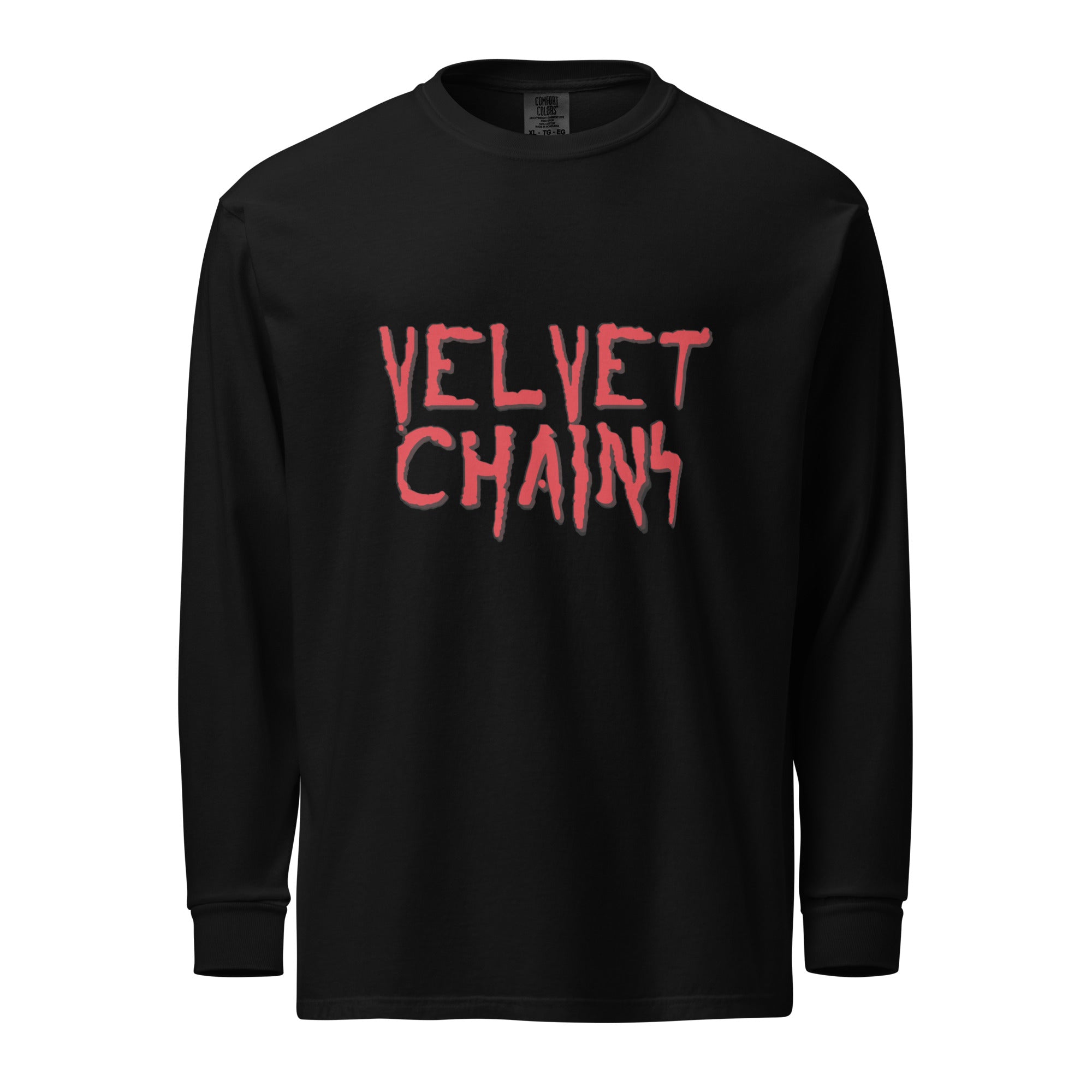 Velvet Chains Logo Long Sleeve Shirt