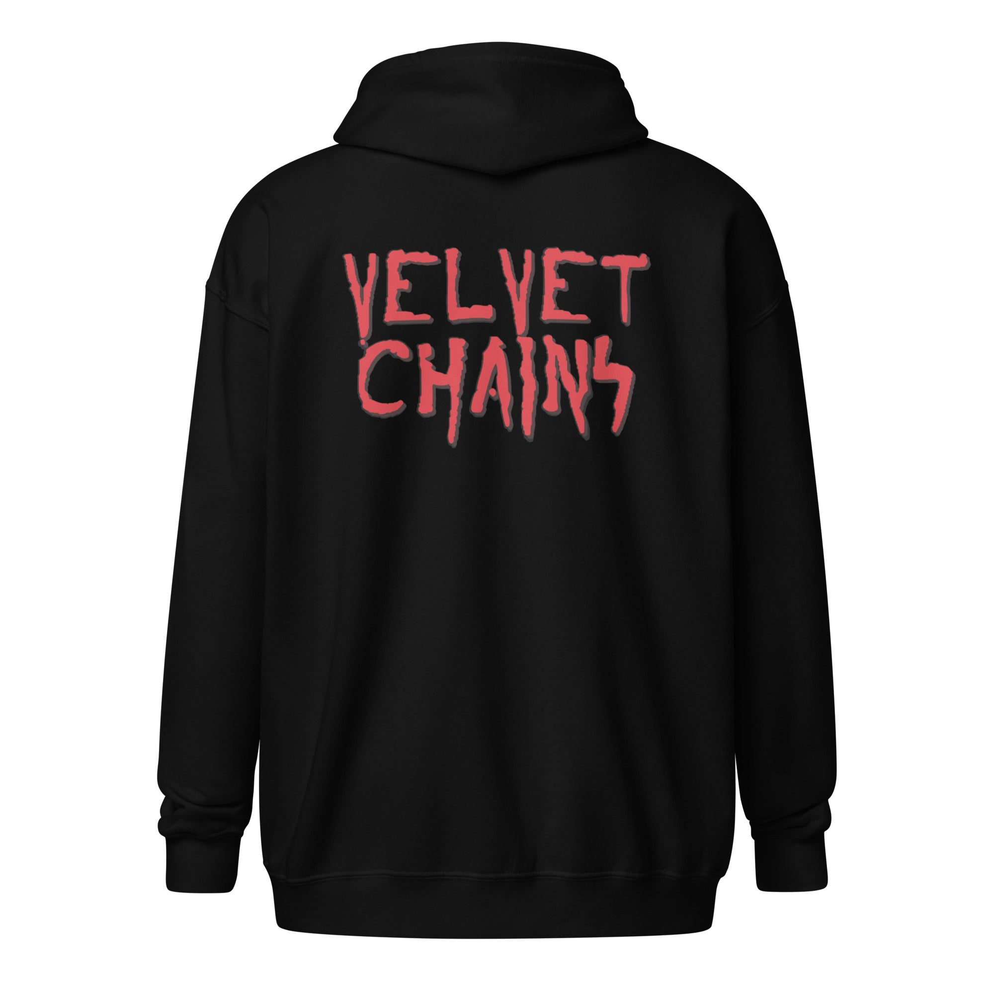 Velvet Chains Logo Zip Hoodie