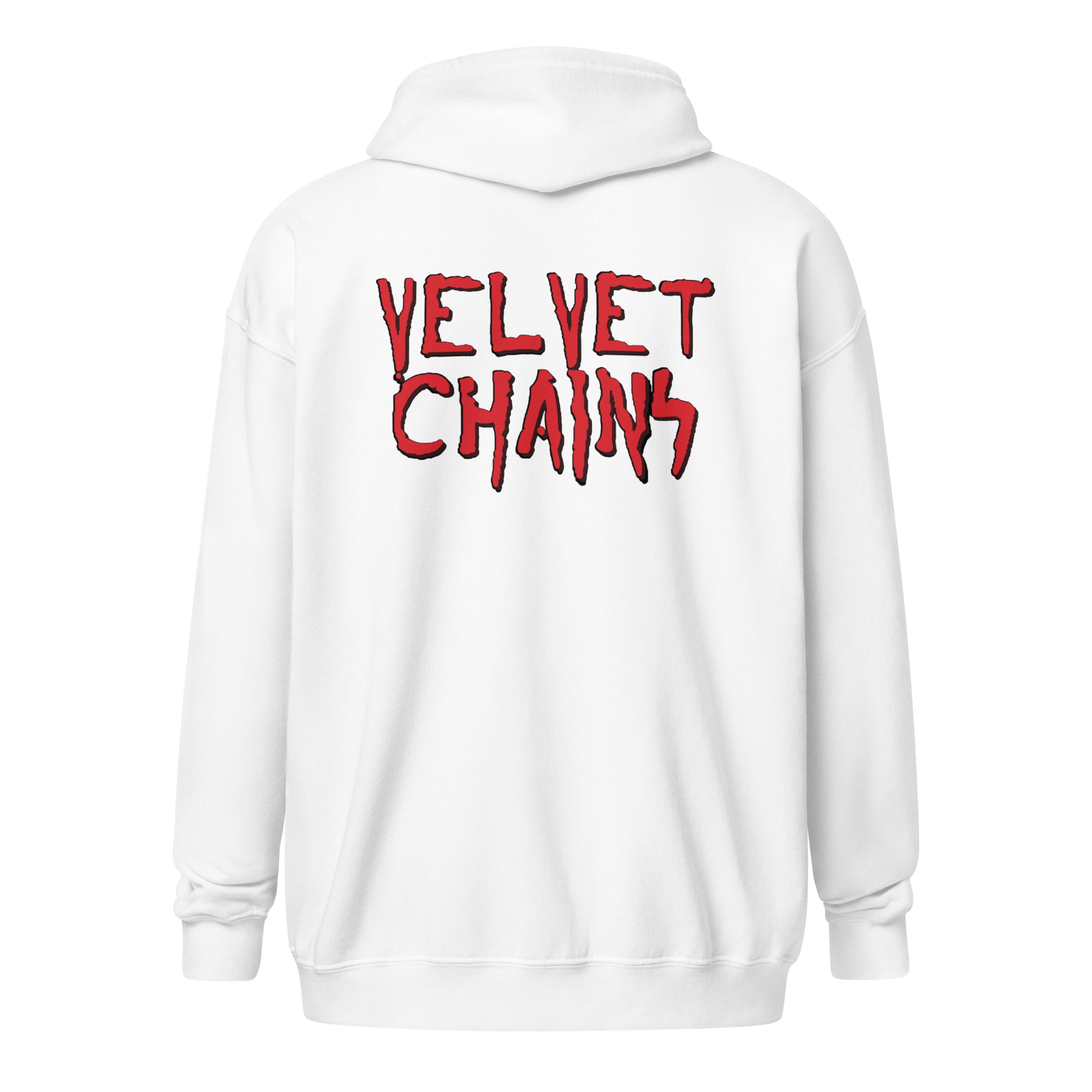 Velvet Chains Logo Zip Hoodie